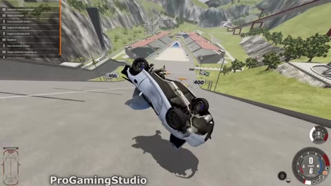 Satisfying Car Crash Game HIGH SPEED JUMPS - BeamNG Drive