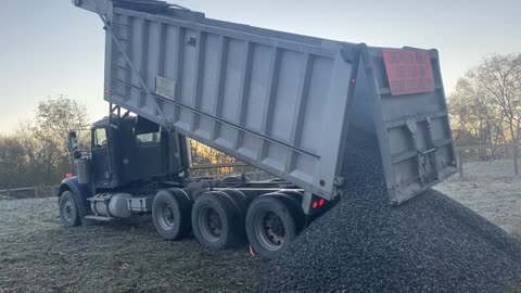 Triaxle of Stone Dumping 10.2022