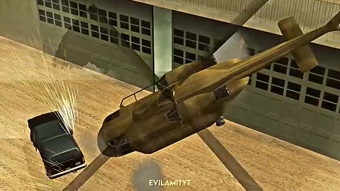 Challenge Steal Military Helicopter #shorts #evilamityt