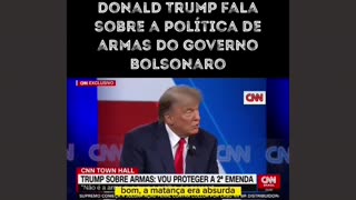 President Trump talks about the Bolsonaro Government's Weapons Policy