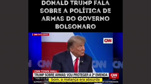 President Trump talks about the Bolsonaro Government's Weapons Policy