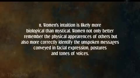 10 psychological fact about women
