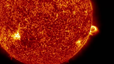 Stellar Fury: Witnessing the Sun's Explosive Dance in Ultra-HD (4K)