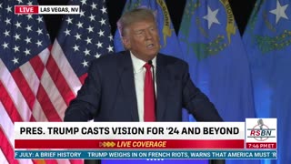 FULL SPEECH: 45th President Donald J. Trump Speaks at Nevada Volunteer Recruitment Event - 7/8/23