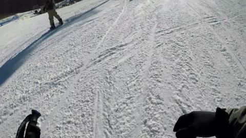 crash, skiing in snow creek missouri.