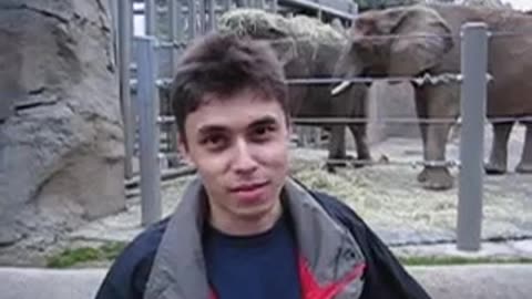 Me at the Zoo - First real video uploaded to YT in 2005