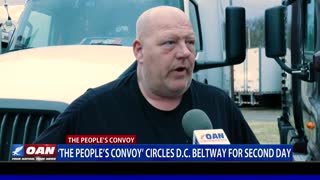 The People's Convoy circles D.C. Beltway for second day