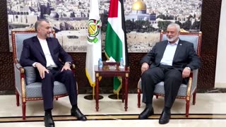 Hamas leader Haniyeh meets Iranian FM