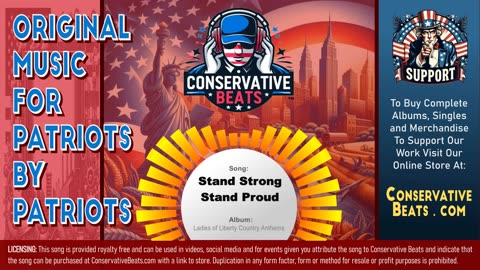 Conservative Beats - Album: Ladies of Liberty Country Anthems - Single: Stand Strong, Stand Proud
