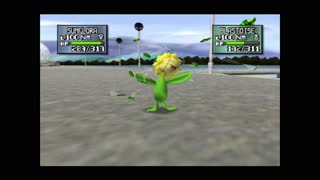 Pokemon Stadium 2 (Nintendo 64) Blastoise (CPU) Uses Mud-slap! VS Sunflora (1P)