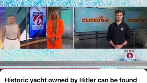 HOT MIC: Local Anchors Laugh During Weird Report On Hitler's Yacht