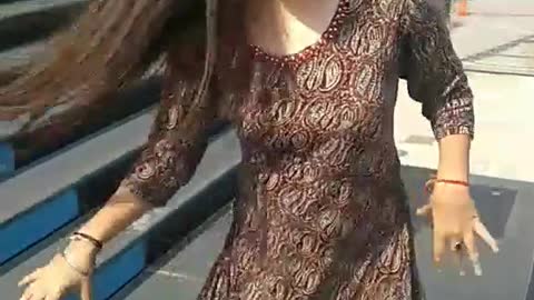 Desi Girls Dance in Open Area