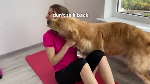 This Is What My Dog Does When I Workout