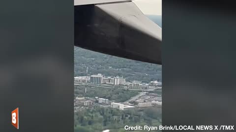 FLAMES Shoot Out of American Airlines Flight's Engine After Suspected Bird Strike