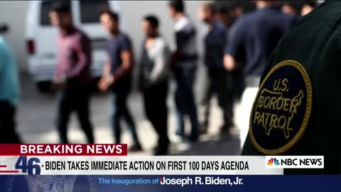 Biden Takes Immediate Action On First 100 Days Agenda NBC Nightly News