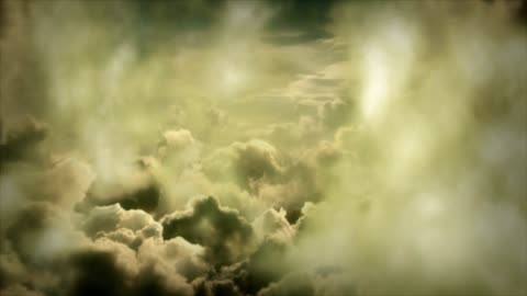 Free Flying through the Clouds Stock Video Footage