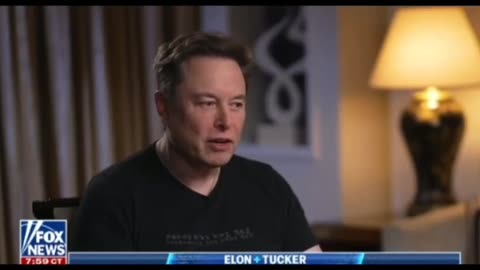 Elon Musk And Tucker Carlson (1st Of 2 Night Interview) )