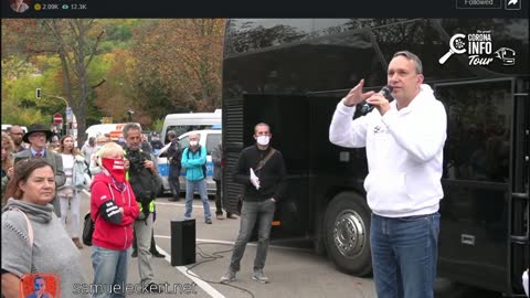 Freiburg LIVE - Polizei sammelt Personalien ein - Ralf Ludwig 22.10.2020