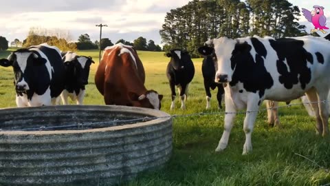 COW VIDEO COW MOOING AND GRAZING IN A FIELD