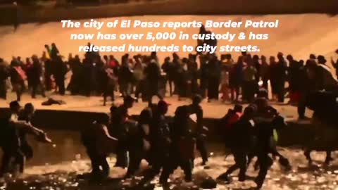 BREAKING: A Huge Migrant Caravan Of Over 1,000 People Crossed Illegally Into El Paso, TX Last Night