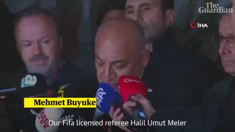 Turkish football leagues suspended after team president punches referee