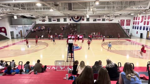 Southwestern vs JacCenDel Varsity Game 5 Court Cam 08-21-23