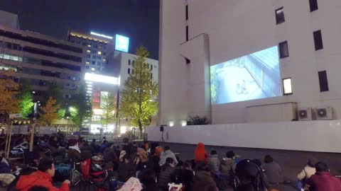 Film fans snuggle up for sleeping bag cinema - The Japan News