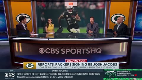 Packers to sign RB Josh Jacobs | NFL FREE AGENCY | Green Bay Packers