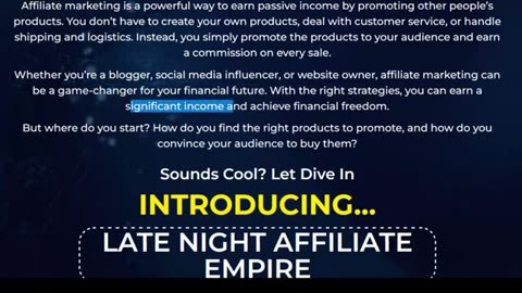 Late night Affiliate Empire