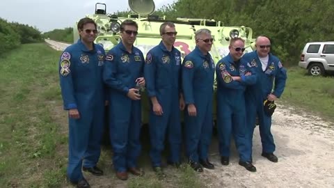 Endeavour Crew Drives Tank to Safety