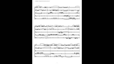 J.S. Bach - Well-Tempered Clavier: Part 1 - Fugue 23 (Bassoon Quintet)