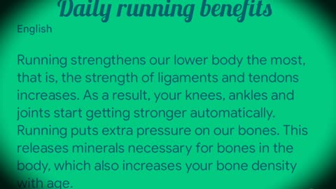 Running benefits 🏃🏃💪