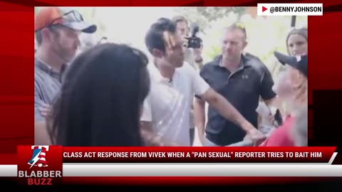 Class Act Response From Vivek When A "Pan Sexual" Reporter Tries To Bait Him