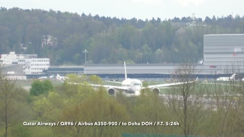 Plane spotting at Zurich airport windy times, go arounds,A340´s,