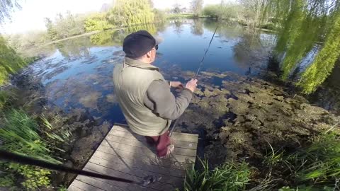 Pike fishing in Weedy Lakes-12