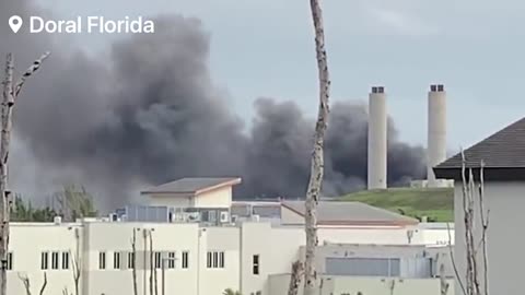 🚨#Warning: Massive fire at a plant in Doral, Florida, and has been burning for more than 5 days