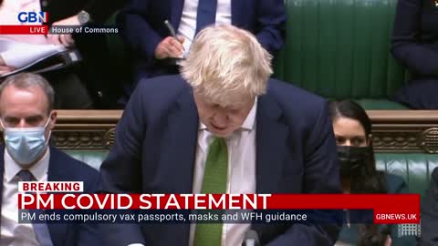 Boris Johnson: Government will no longer mandate face masks