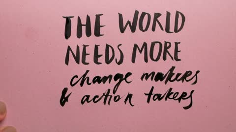 The world needs more change