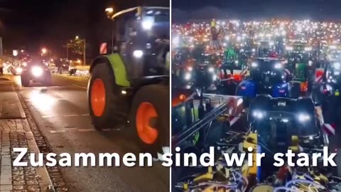 Zusammenschnitt Bauerndemo