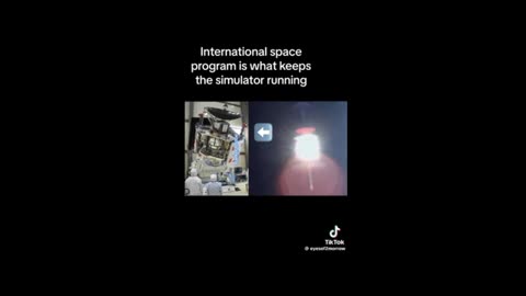 International Space Station Keeps The Sun Simulator Running.