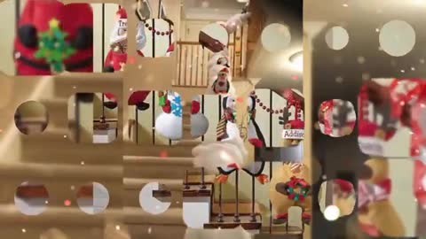 super marvellous and pretty Christmas stairs decoration ideas