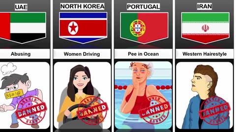 Ban Things from Different Countries | Things banned around the world