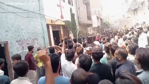 Pakistan muslim attack on Christans churches