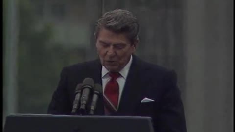 Ronald Reagan: "Mr. Gorbachev, Tear Down This Wall!"