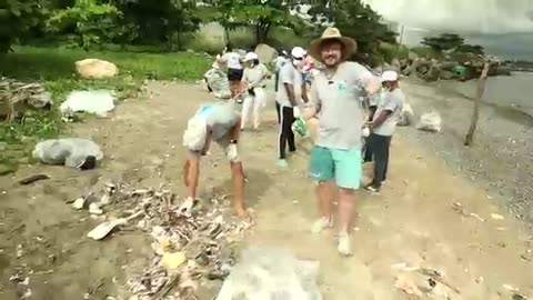 Cleaning of World's Dirtiest Beach