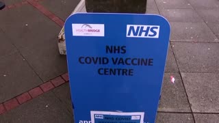 Londoners line up for Christmas vaccines