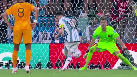 Lionel Messi Budweiser Player of the Match Netherlands v Argentina