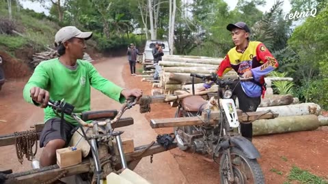 Riding Handmade Scooters in Congo