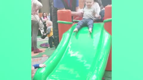 Funny Babies Playing Slide Fails - Cute Baby Videos-5