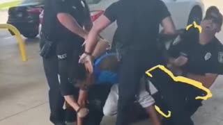 COP HITS PARTNER WITH TASER DURING ARREST VIDEO